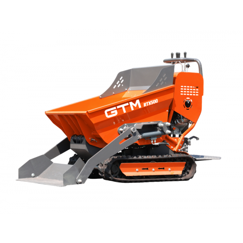 Минисамосвал гусеничный GTM RTX500 грузоподъемность 500кг/бенз.двигатель 6,5л.с.