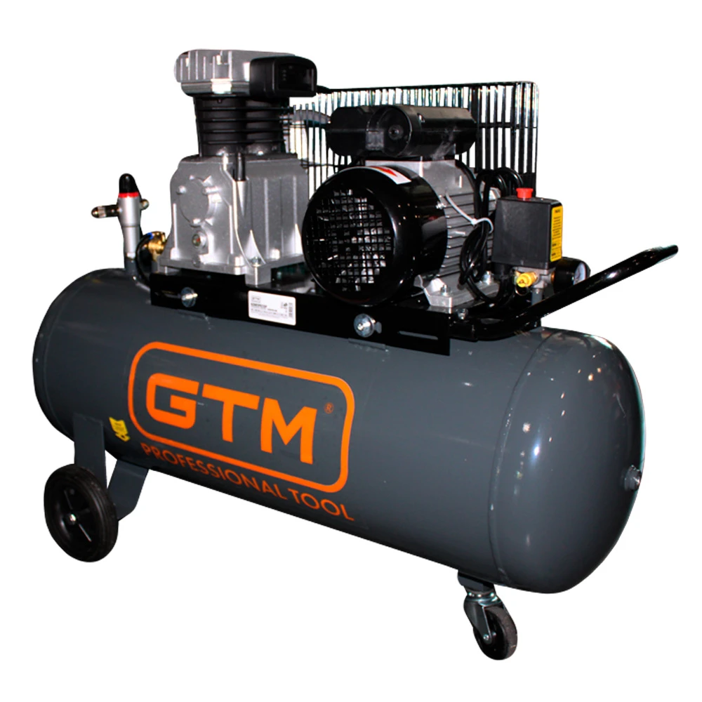 ゴン Поршневой воздушный компрессор 100 л GTM KCH2070B-100L ременный
