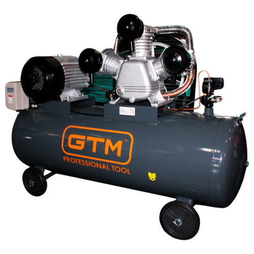 Поршневой воздушный компрессор 220 л GTM KC3090-220L ременный