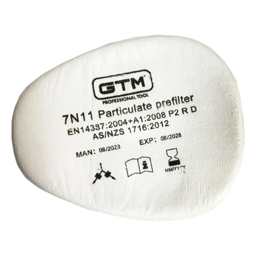 Фильтр противоаэрозольный предфильтр GTM 7N11 P2 RD для защитных масок 1 шт (7N11)